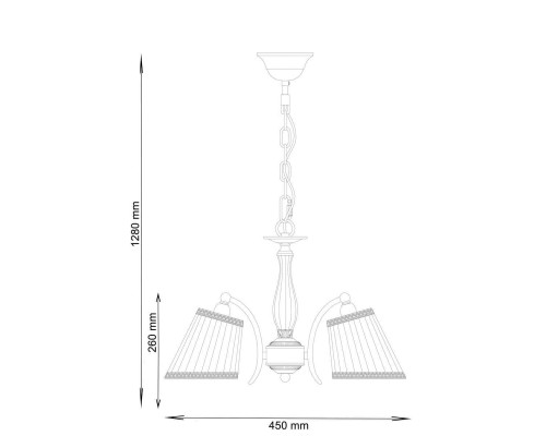 Подвесная люстра Lucia Tucci Firmo 145.3 Ivory Подвесная люстра Lucia Tucci Firmo 145.3 Ivory