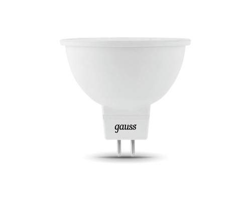 Лампа светодиодная Gauss GU5.3 5W 6500K матовая 101505305 Лампа светодиодная Gauss GU5.3 5W 6500K матовая 101505305