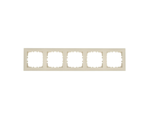 Рамка LK Studio 5-постовая (бежевый) LK60 864501-1