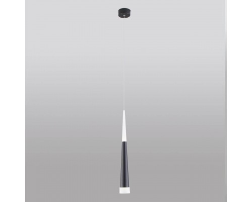 Подвесной светодиодный светильник Elektrostandard DLR038 7+1W 4200K черный матовый a044560