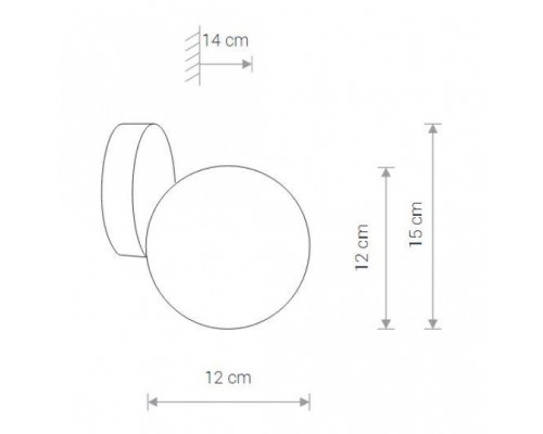 Бра Nowodvorski Ice Ball 8126