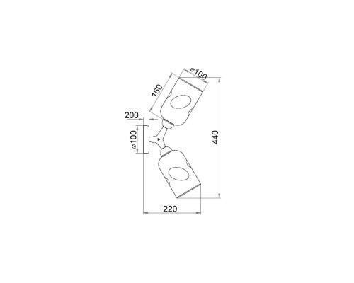 Бра Vele Luce Sereno VL2194W02