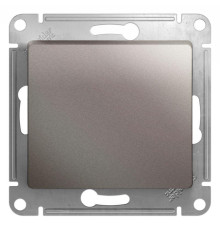 Выключатель одноклавишный Systeme Electric Glossa 10A 250V платина GSL001211