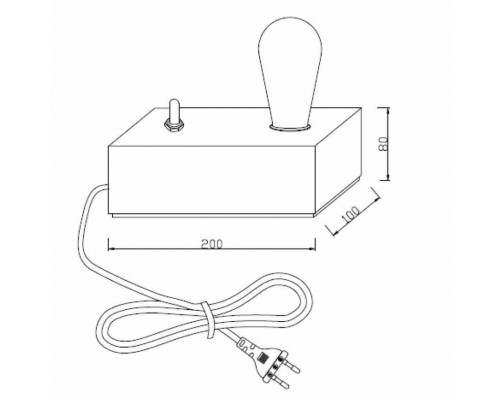 Настольная лампа Lucide Edison 08516/04/72