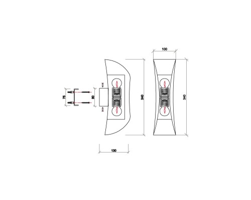 Бра Vele Luce Hellion VL5703W02