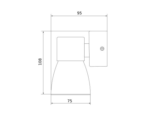 Бра Elektrostandard Cono MRL 1027 белый a061048 Бра Elektrostandard Cono MRL 1027 белый a061048