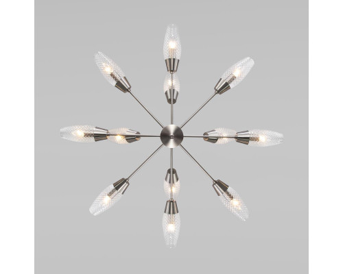 Подвесная люстра Eurosvet Thalia 60140/12 сатин-никель Подвесная люстра Eurosvet Thalia 60140/12 сатин-никель