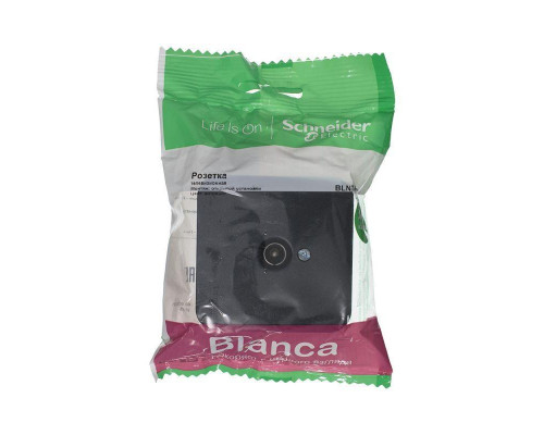 ТВ-розетка Systeme Electric Blanca антрацит BLNTA000016 ТВ-розетка Systeme Electric Blanca антрацит BLNTA000016