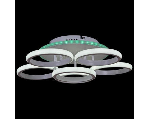 Потолочная светодиодная люстра Reluce 05855-0.3-5+1 WH (RGB)
