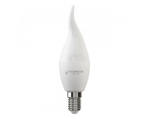 Лампа светодиодная Thomson E14 8W 3000K свеча на ветру матовая TH-B2027