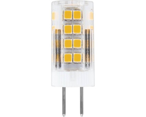 Лампа светодиодная Feron G4 5W 6400K прозрачная LB-432 25862