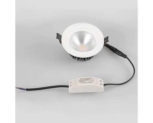 Встраиваемый светодиодный светильник Arlight LTD-105WH-Frost-9W Warm White 110deg 021067