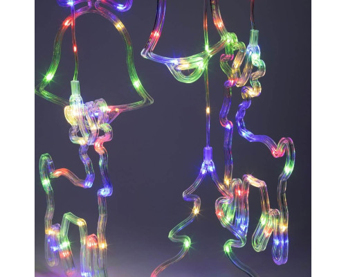 Светодиодная гирлянда ЭРА занавес Новый год 220V динамичный мультиколор ЕGNIG - NY Б0055998 Светодиодная гирлянда ЭРА занавес Новый год 220V динамичный мультиколор ЕGNIG - NY Б0055998
