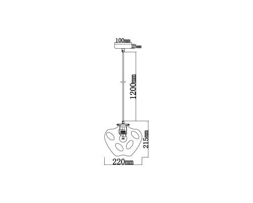 Подвесной светильник Vele Luce Alieno VL5352P21