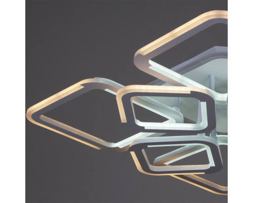 Потолочная светодиодная люстра Reluce 09821-3.3-4+4 WH (RGB)