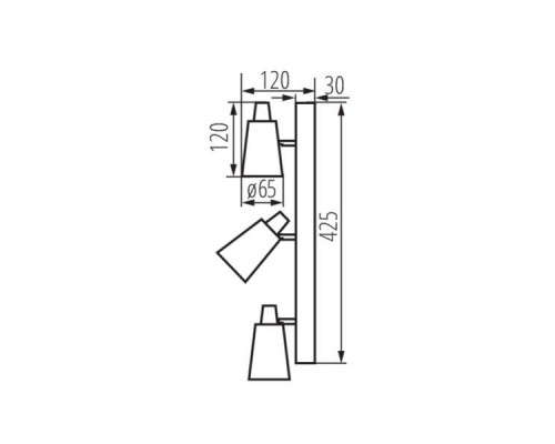 Спот Kanlux SEMPRA EL-3I B-SR 33095