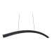 Подвесной светодиодный светильник Mizi'en Slim MZ31505-1200B-black