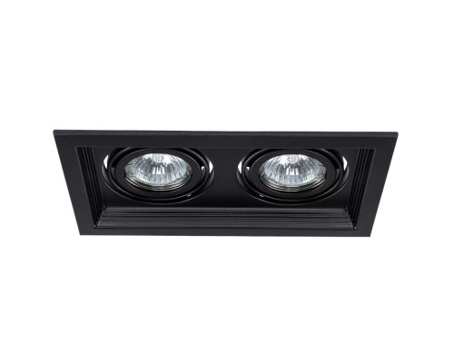 Встраиваемый светильник Arte Lamp Canis A6661PL-2BK Встраиваемый светильник Arte Lamp Canis A6661PL-2BK