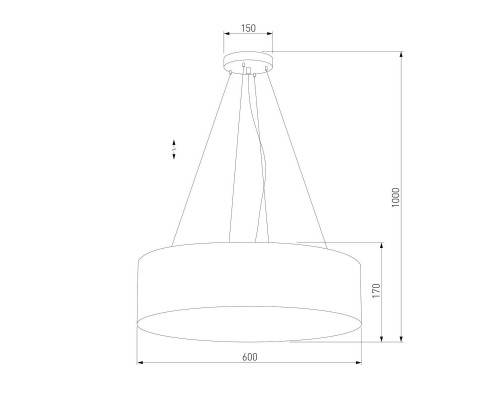 Подвесной светильник TK Lighting 3988 Rondo Beige