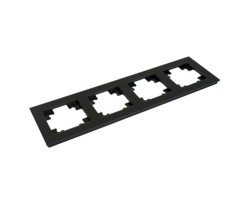 Рамка 4-постовая Stekker Катрин черный матовый GFR00-7004-05М 49603 Рамка 4-постовая Stekker Катрин черный матовый GFR00-7004-05М 49603