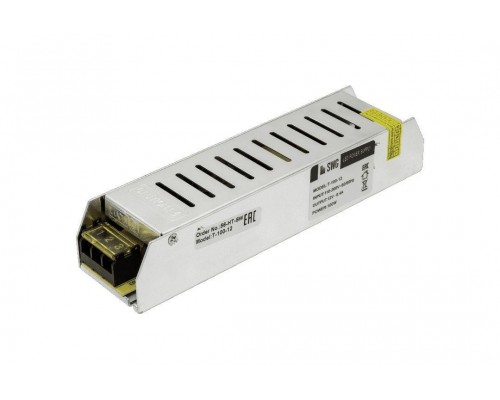 Блок питания SWG 12V 100W IP20 8,3A T-100-12 000273