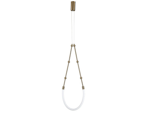 Подвесной светодиодный светильник Indigo Corda 14010/1P Brass V000062L Подвесной светодиодный светильник Indigo Corda 14010/1P Brass V000062L