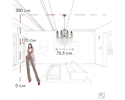 Люстра LOFT IT Wonderland 10405/8