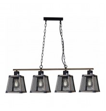 Подвесная люстра Illumico IL1006-4LL-05 BK Wood