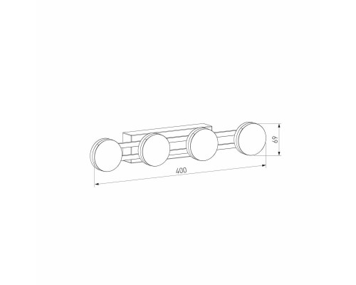 Бра Eurosvet Tapioca 90332/4