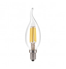 Лампа светодиодная филаментная диммируемая Elektrostandard E14 5W 4200K прозрачная a055830