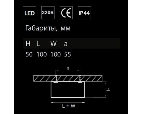 Потолочный светодиодный светильник Lightstar Zolla 213926