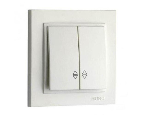 Выключатель Mono Electric Despina двухклавишный проходной слоновая кость 102-010023-111 Выключатель Mono Electric Despina двухклавишный проходной слоновая кость 102-010023-111