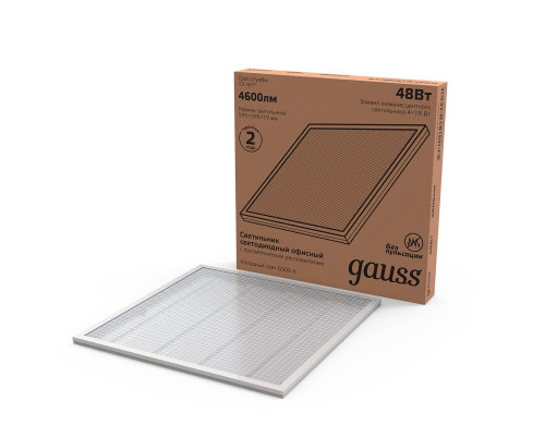 Потолочный светодиодный светильник Gauss 842123345 Потолочный светодиодный светильник Gauss 842123345