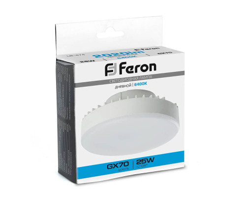 Лампа светодиодная Feron LB-474 GX70 25W 6400K 38270 Лампа светодиодная Feron LB-474 GX70 25W 6400K 38270