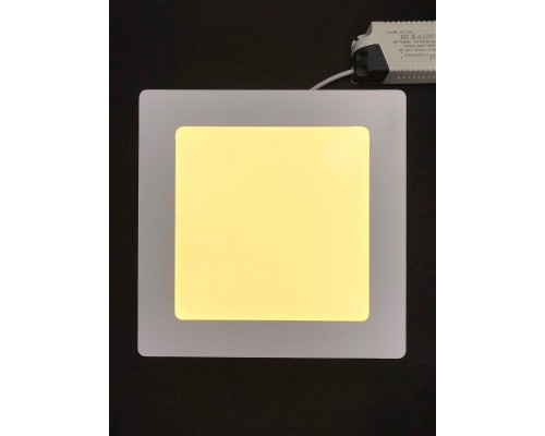 Настенно-потолочный светодиодный светильник Elvan NLS-702SQ-12W-WH-Wh