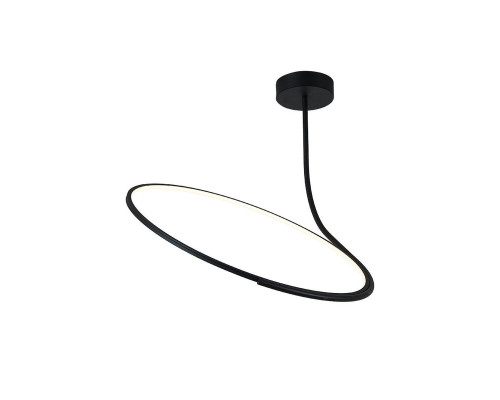 Подвесной светодиодный светильник Italline IT013-6025 black 3000K