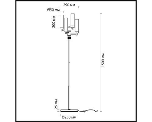 Торшер Lumion Classi Kamilla 5275/4F Торшер Lumion Classi Kamilla 5275/4F