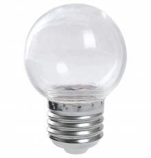 Лампа светодиодная Feron E27 1W 6400K прозрачная LB-37 38120