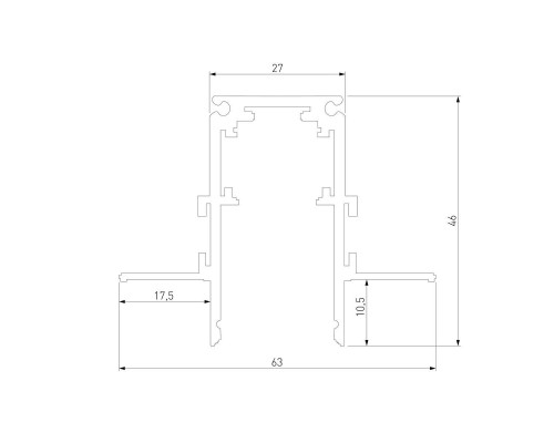 Встраиваемый шинопровод Elektrostandard Slim Magnetic 85210/00 a067503