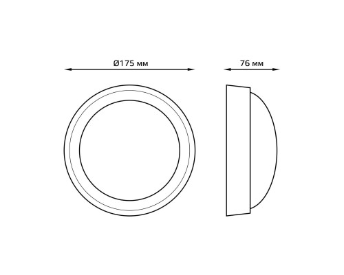 Уличный светодиодный светильник Gauss 141411308