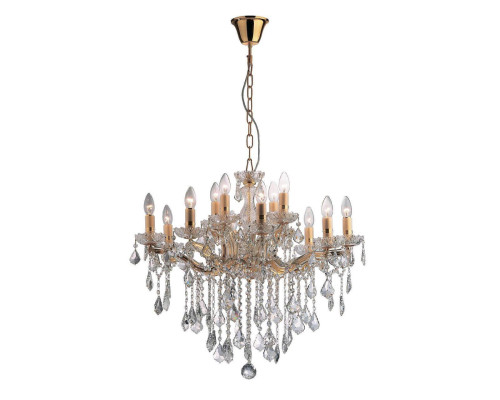 Подвесная люстра Ideal Lux Florian SP12 Oro 035611 Подвесная люстра Ideal Lux Florian SP12 Oro 035611
