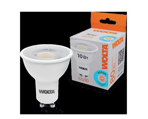 Светодиодная лампа WOLTA WSTD-PAR16-220V10W6KGU10-L Светодиодная лампа WOLTA WSTD-PAR16-220V10W6KGU10-L