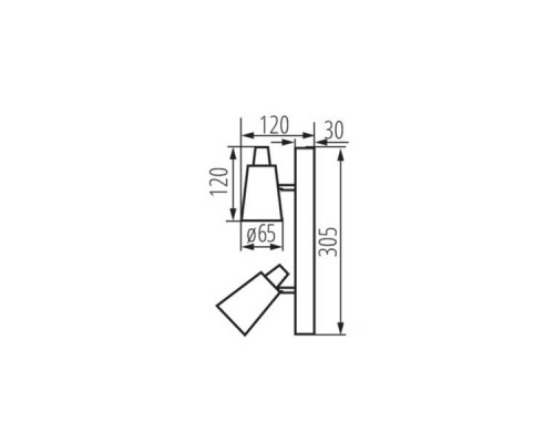 Спот Kanlux SEMPRA EL-2I B-SR 33093