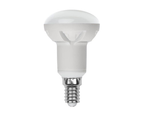 Лампа светодиодная диммируемая Uniel E14 7W 3000K матовая LED-R50 7W/3000K/E14/FR/DIM PLP01WH UL-00004710 Лампа светодиодная диммируемая Uniel E14 7W 3000K матовая LED-R50 7W/3000K/E14/FR/DIM PLP01WH UL-00004710