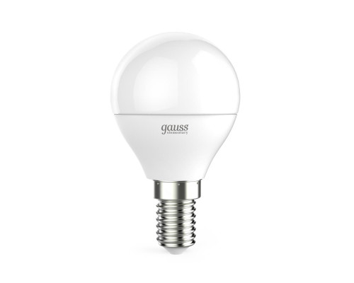 Лампа светодиодная Gauss E14 10W 6500K матовая 53130