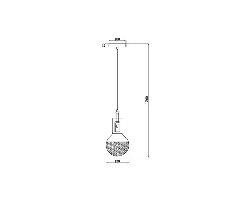 Подвесной светильник Vele Luce Cesare VL1913P01