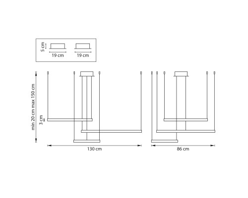 Люстра подвесная Saturno Lightstar 749223