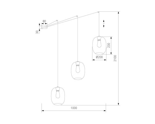 Подвесная люстра TK Lighting 5972 Elio Подвесная люстра TK Lighting 5972 Elio