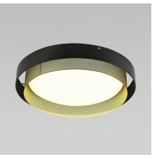 Потолочный светодиодный светильник Eurosvet Imperio 90287/1 черный/золото Smart