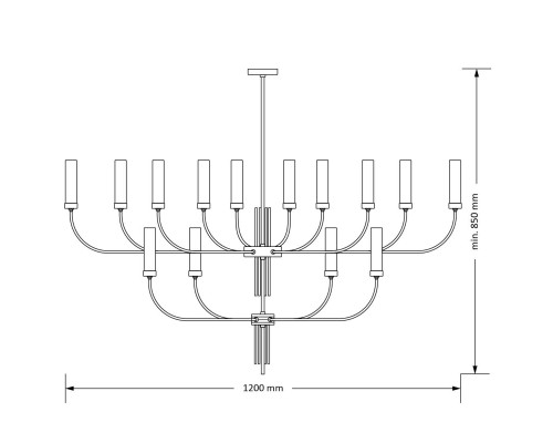 Настенный светильник KUTEK MOOD Mussa MUS-K-1(Z) II